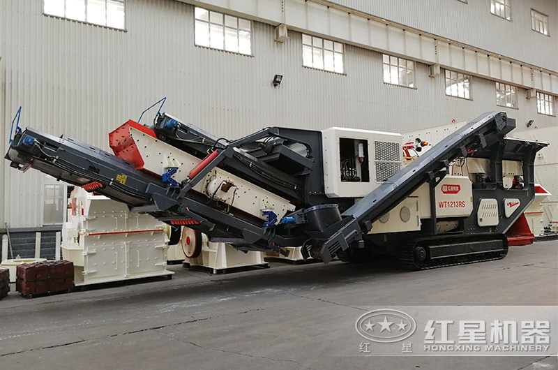 花崗巖石制砂、場地有限怎么辦？這臺移動制沙機幫你搞定