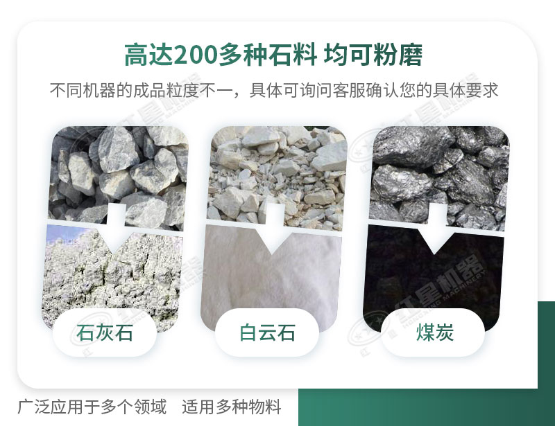 開(kāi)廠如何選擇磨粉機(jī)型號(hào)？磨粉碎機(jī)有哪些型號(hào)？