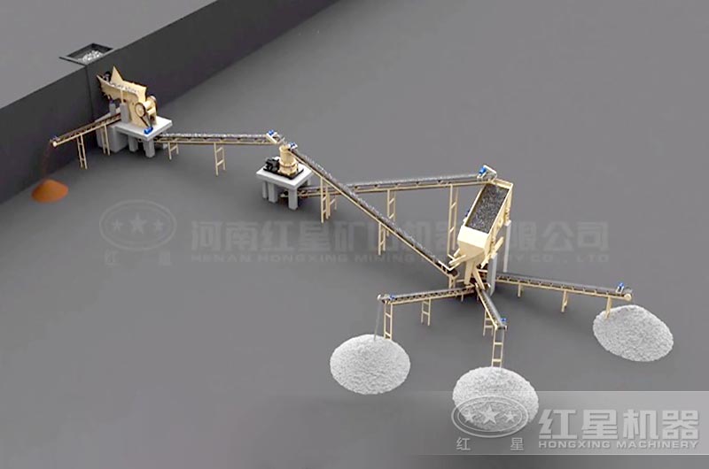 安徽碎石廠生產(chǎn)線工藝流程圖解 安徽碎石廠生產(chǎn)線工藝流程圖解