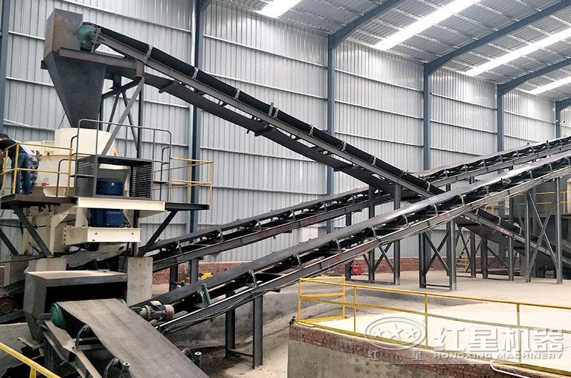 VSI制砂機(jī)現(xiàn)場(chǎng)實(shí)拍，室內(nèi)生產(chǎn)更環(huán)保