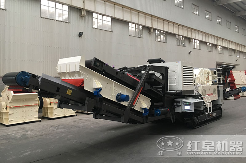 移動(dòng)式煤矸石制砂設(shè)備，移動(dòng)式破碎站