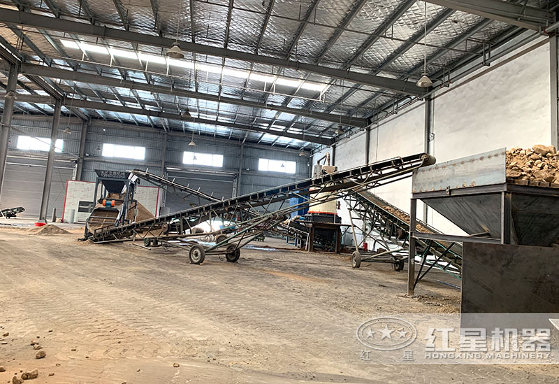 鄂破+復合破配置的制砂生產線