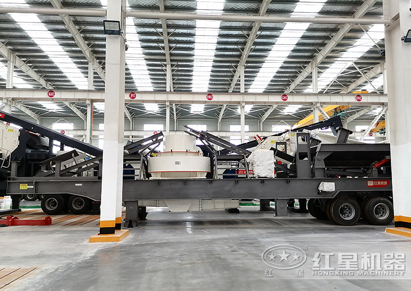 車載移動制砂機，需要搭配半掛車頭