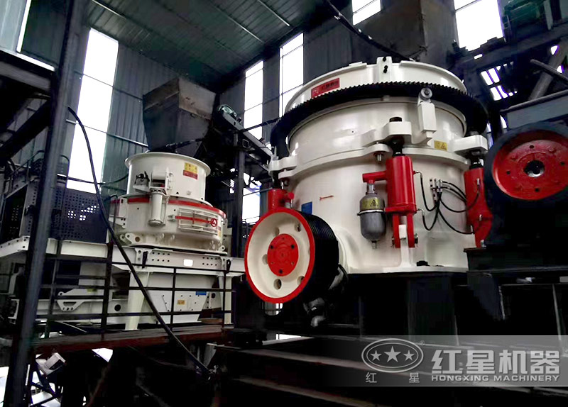 1200圓錐機(jī)搭配制砂機(jī)、鄂破配置生產(chǎn)線
