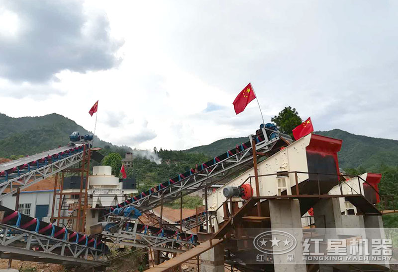 日產3000噸機制砂生產線設備有哪些_處理青石、河卵石等